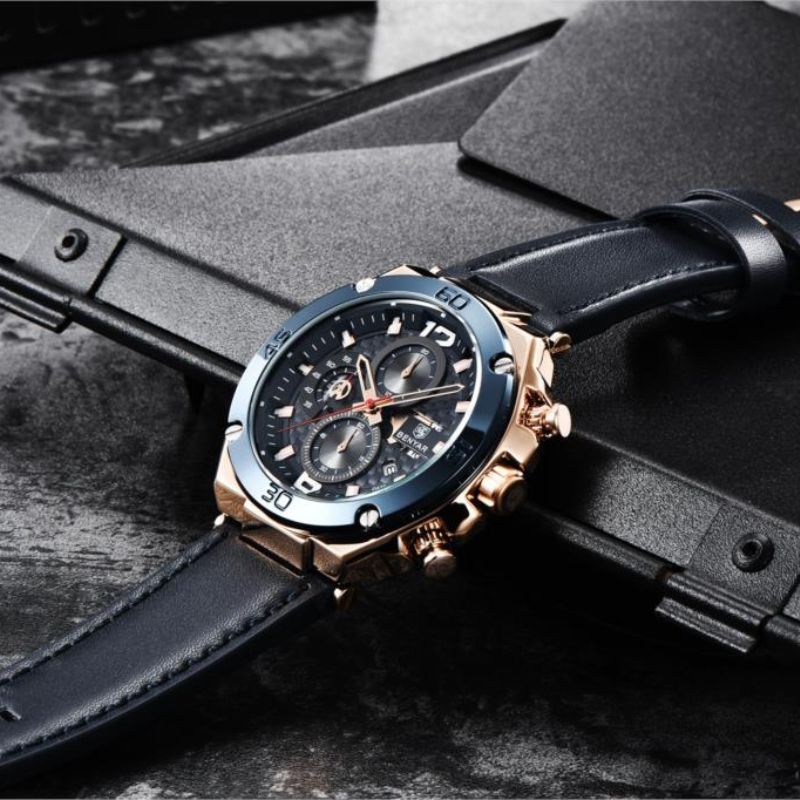 Quartz Multifunction Sports Chronograph Watch