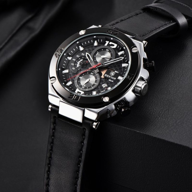 Quartz Multifunction Sports Chronograph Watch