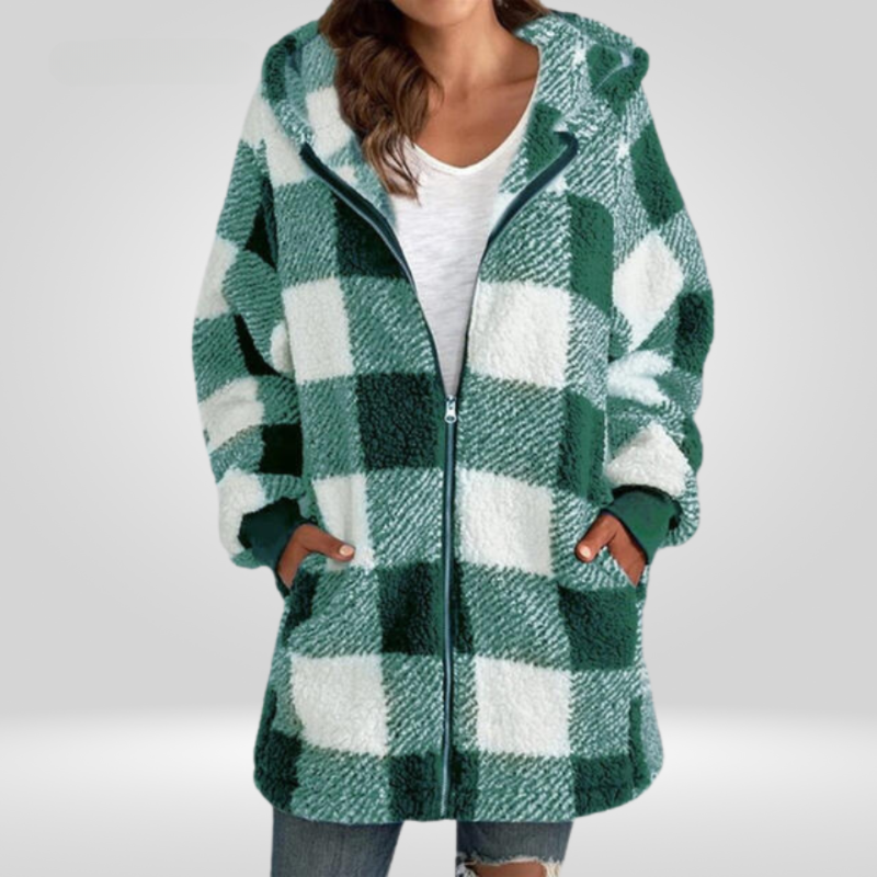 Tamia | Cozy plaid jacket