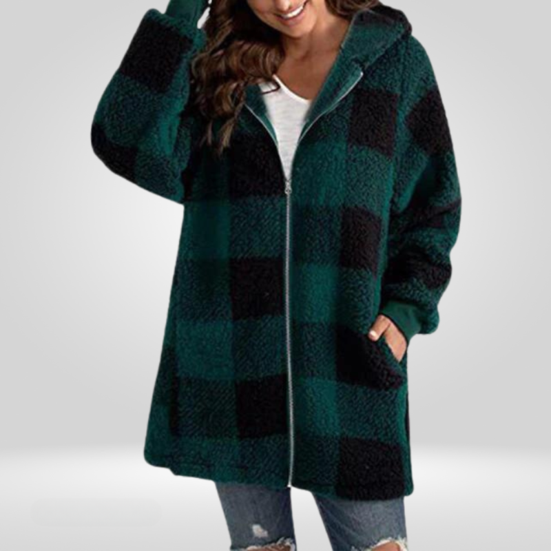 Tamia | Cozy plaid jacket