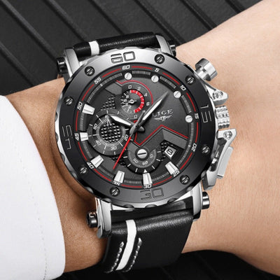 Luxurious Military Watch Made of Stainless Steel with Quartz Movement