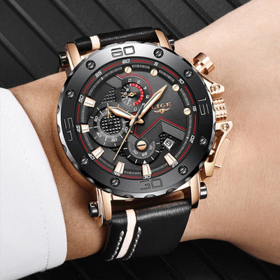 Luxurious Military Watch Made of Stainless Steel with Quartz Movement