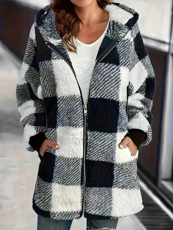 Tamia | Cozy plaid jacket