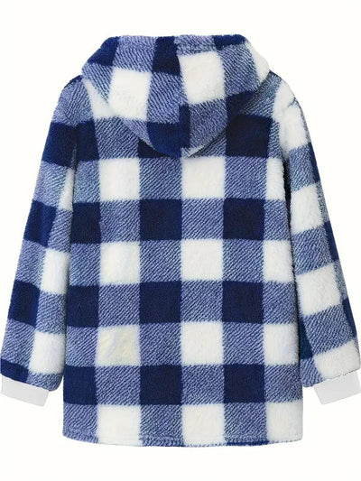 Tamia | Cozy plaid jacket