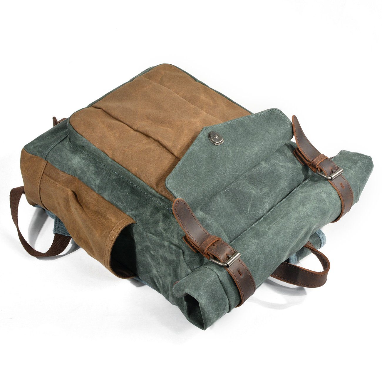 Waxed Canvas Rolltop Backpack | MARSEILLE